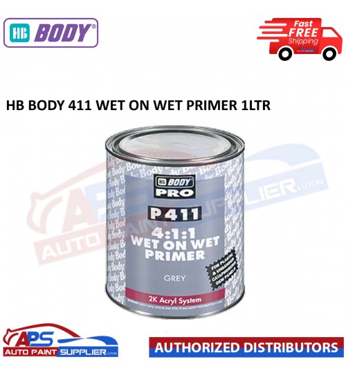 1 X HB BODY P411 4:1:1 WET ON WET PRIMER KIT 1.25LTR